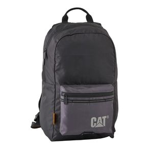 Mochila Bumper Backpack Preta e Cinza Caterpillar - Estampada