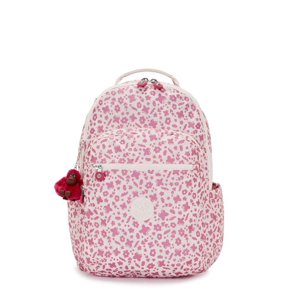 Mochila escolar Kipling mochila de viagem, mochila escolar color rosa 27L